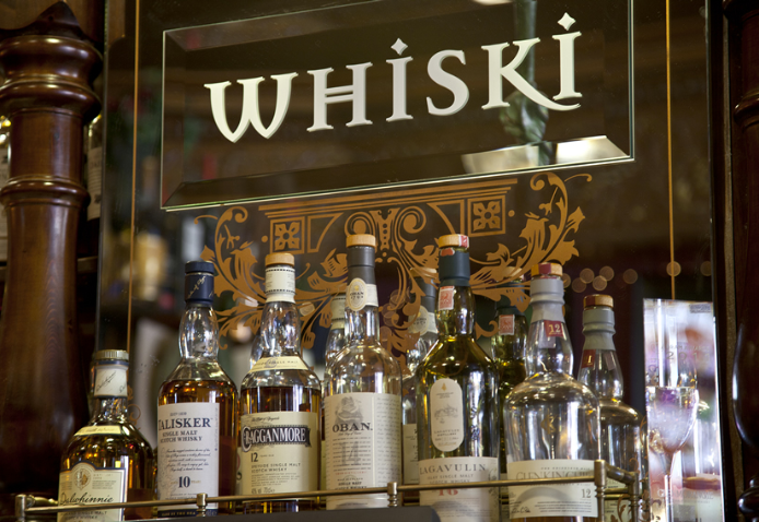 Bar the whisky Food